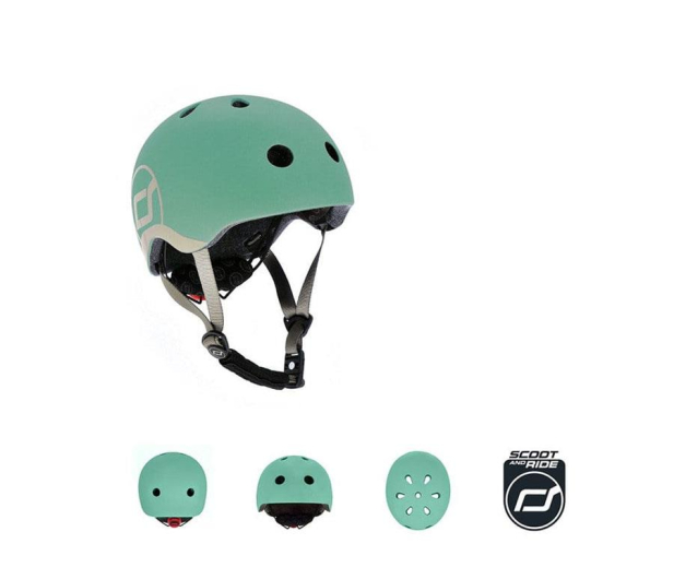 Scoot & Ride Kask Ochronny XXS-S dla dzieci 1-5 lat Forest - 1007744 - zdjęcie 3